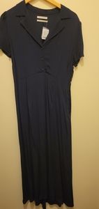 Urban outfitters midi dress, navy